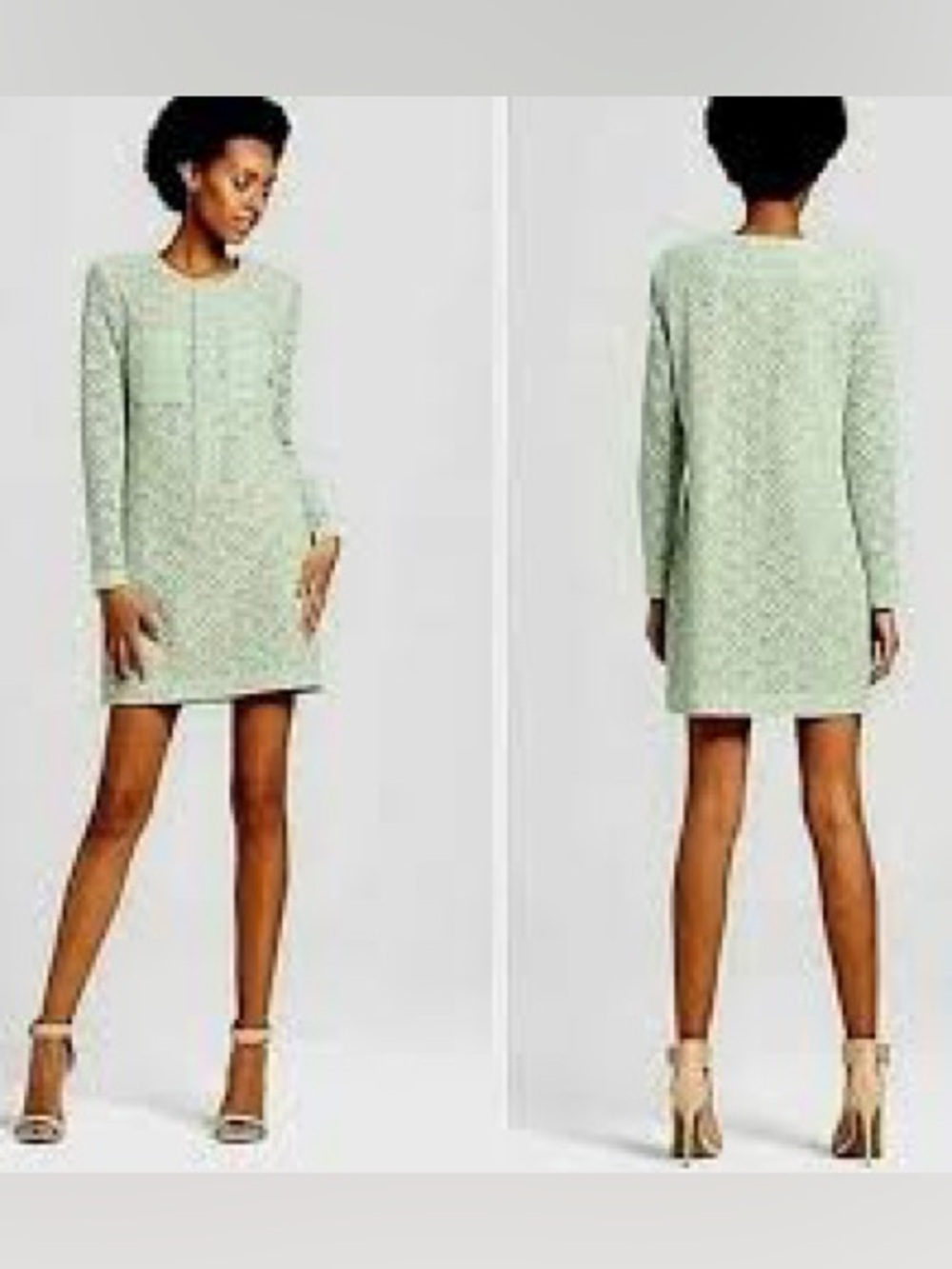 Victoria Beckham For Target Mint Lace Dress, L